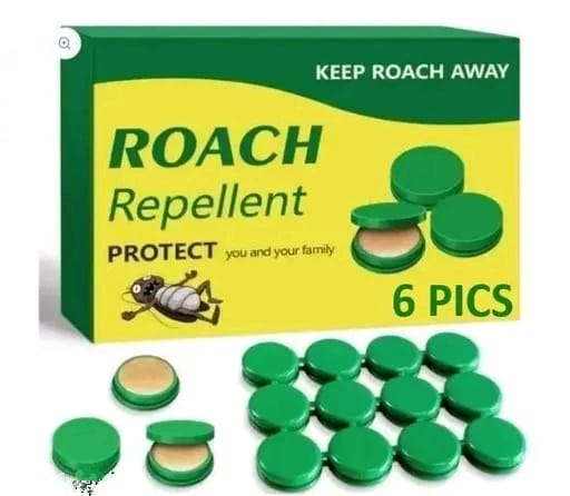 Cockroach Killer Roach Gel- Long-Lasting Pest Control for Home, Kitchen & Office Pack of 6 Pcs