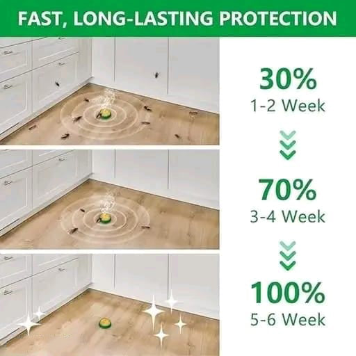 Cockroach Killer Roach Gel- Long-Lasting Pest Control for Home, Kitchen & Office Pack of 6 Pcs